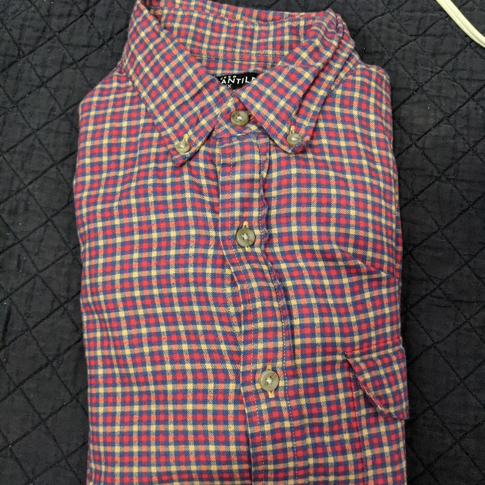 J Crew stretch tattersall
